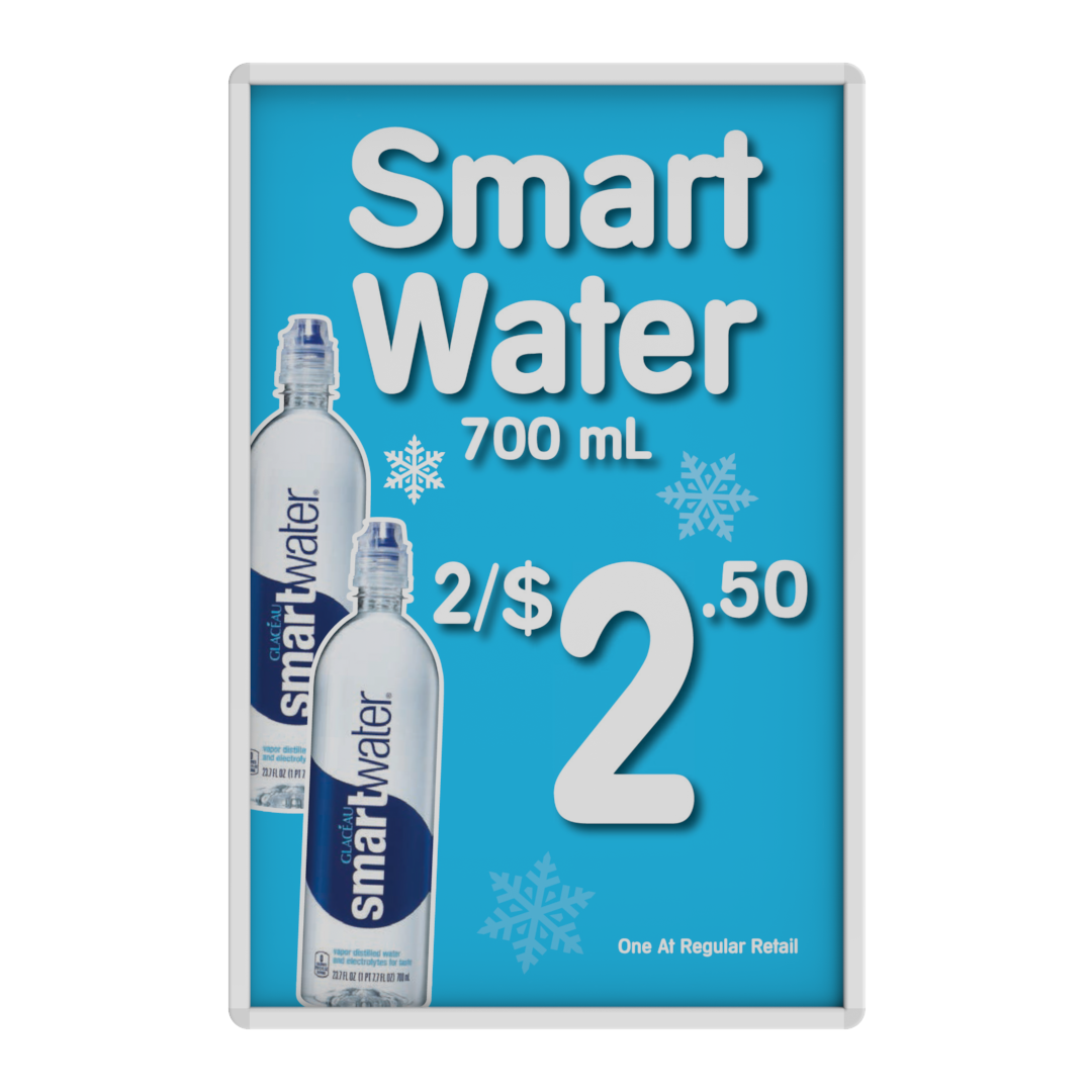 Wall Mounted Sign Frame 28" x 44" Insert