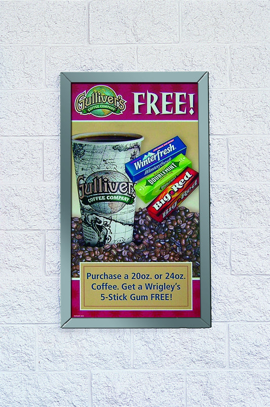 Wall Mounted Snap Frame - C Store Signs Direct
 - 2